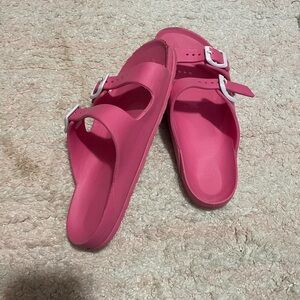 Pink sandals